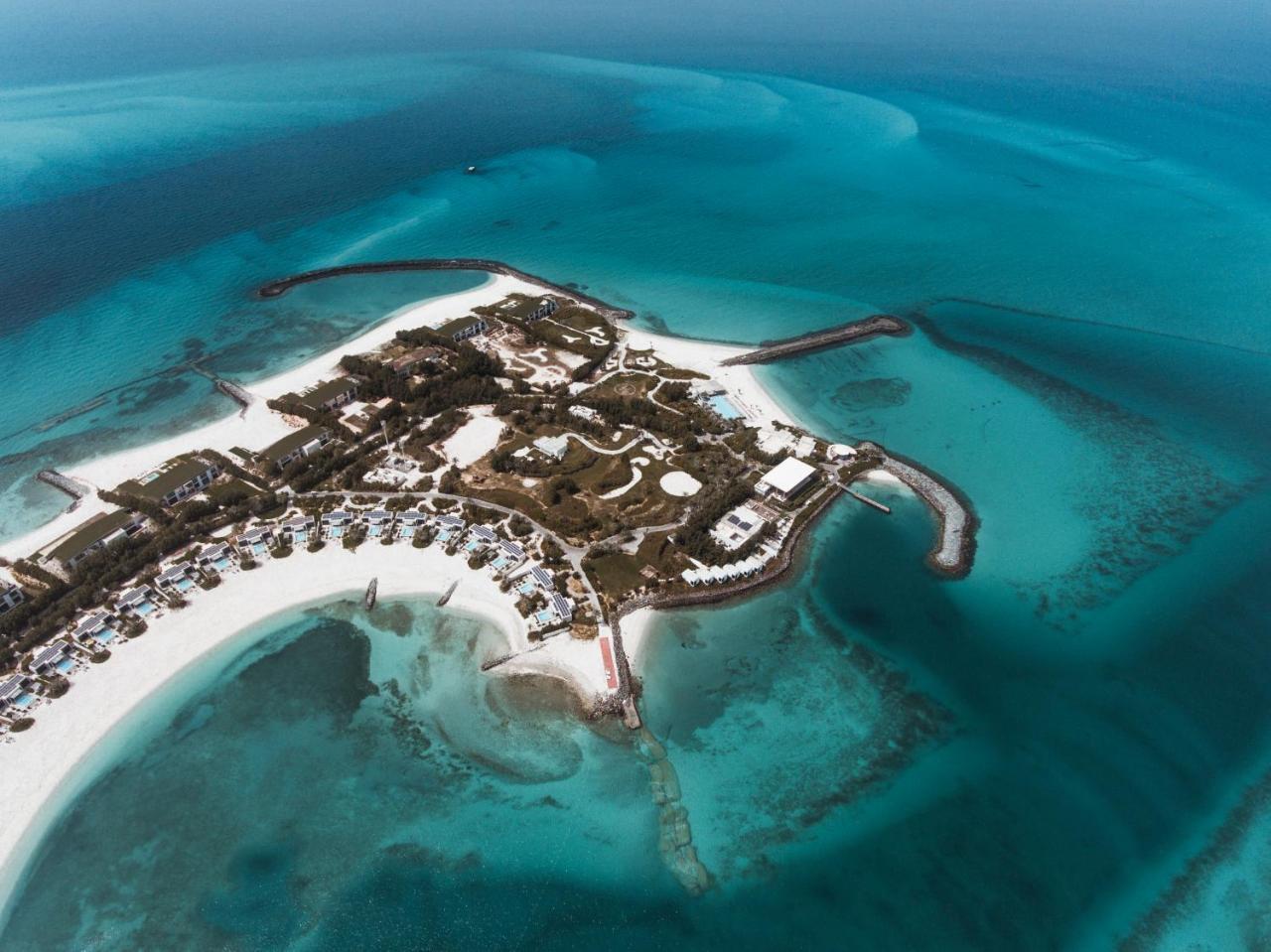 Nurai Island, Saadiyat Hotell Abu Dhabi Exteriör bild Aerial view of the island