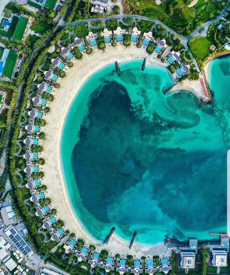 Nurai Island, Saadiyat Hotell Abu Dhabi Exteriör bild Aerial view of the resort